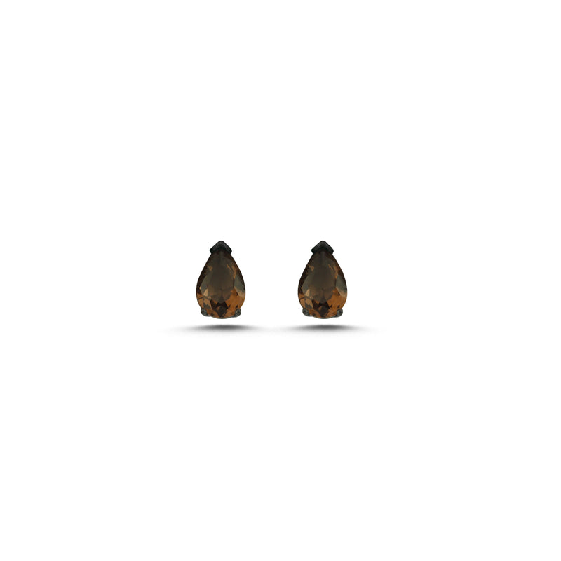 Brown Crystal Earrings