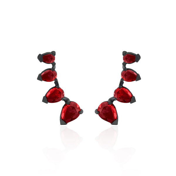 Rose Crystal Earrings