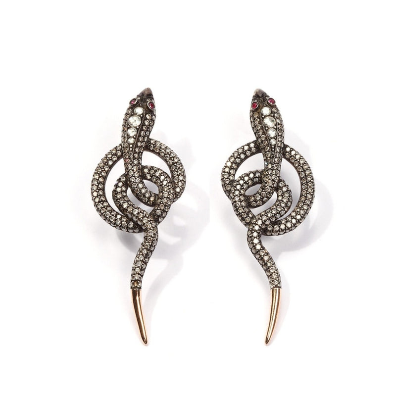 “Danse Serpentine” Earrings